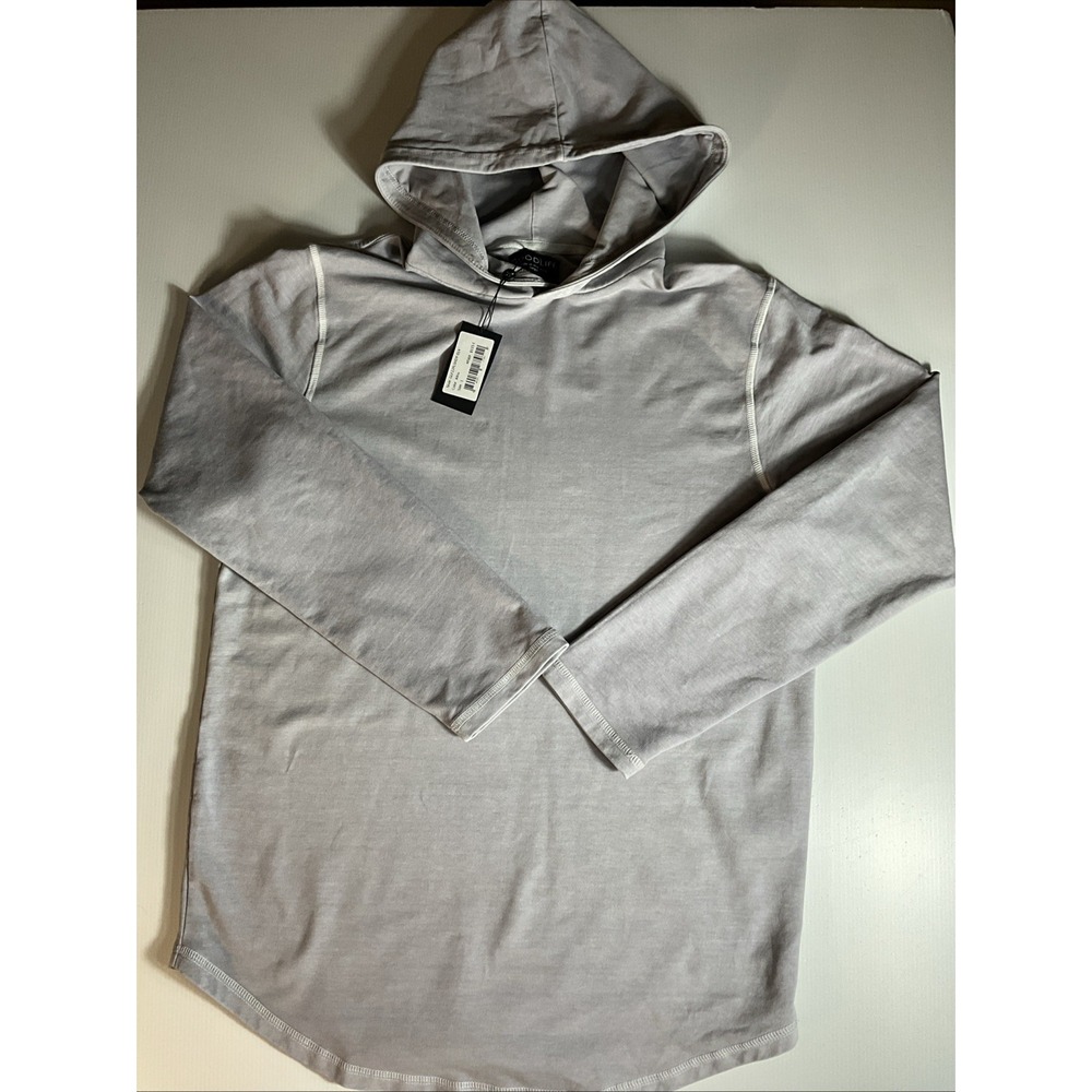 Goodlife Men's Large Gray Lightweight Pullover Hoodie Made in USA NWT